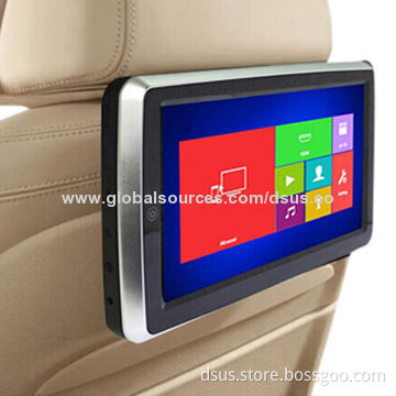 Car Headrest Monitor, 10.1-inch with Bracket/SD/USB/HDMI/ FM & IR Transmitter